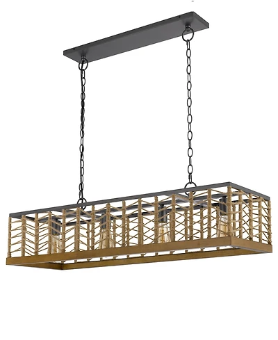 Winfall 4 Light 11" Height Metal Pendant