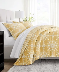 ienjoy Home Ultra Soft Daisy Medallion Reversible 2- Pc. Comforter Set, Twin