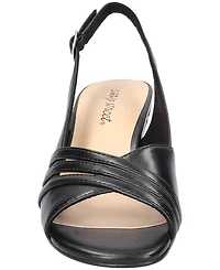 Easy Street Women's Teton Buckle Slingback Dress Sandals