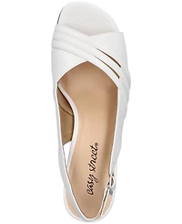 Easy Street Women's Teton Buckle Slingback Dress Sandals