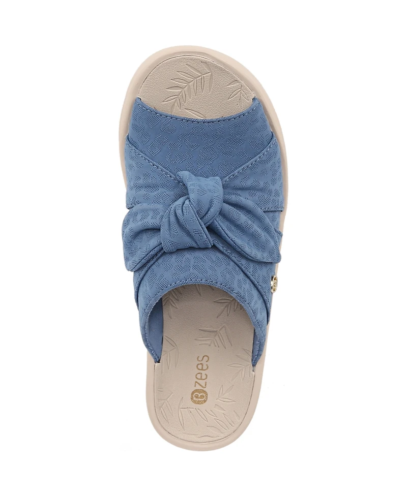 LifeStride Women's Smile Washable Slide Wedge Sandals