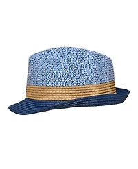 Toddler, Child Boys Shades of Blue Fedora Hat