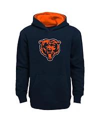 Big Boys Navy Chicago Bears Prime Pullover Hoodie