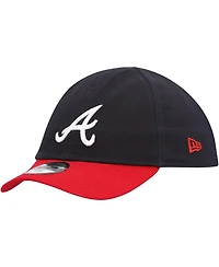 Infant Boys and Girls New Era Navy Atlanta Braves Team Color My First 9TWENTY Flex Hat