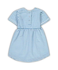 Toddler Girls Carolina Blue North Tar Heels Striped Dress with Pockets