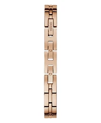 Guess Women's Analog Rose Gold-Tone Stainless Steel Watch 27mm