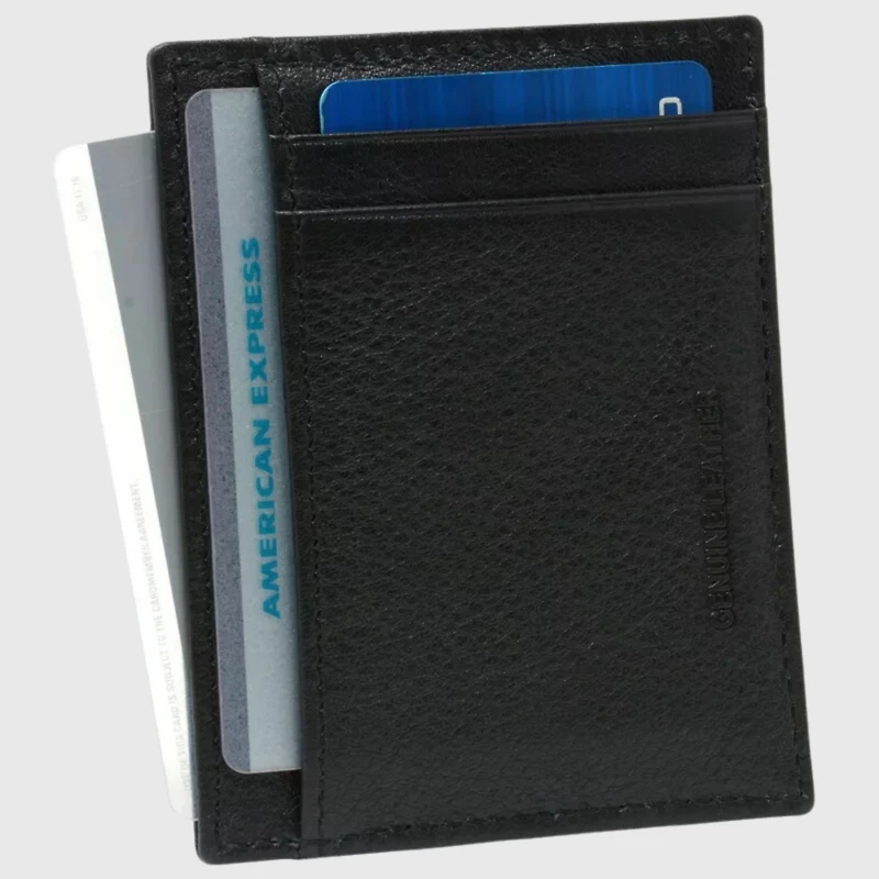 Alpine Swiss Double Diamond Mens Rfid Money Clip Minimalist Front Pocket Wallet