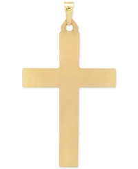 14k Gold Two-Tone Large Crucifix Pendant