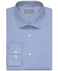 Michael Kors Men's Airsoft Slim Fit Untucked Length Wrinkle Free Stretch Dress Shirt