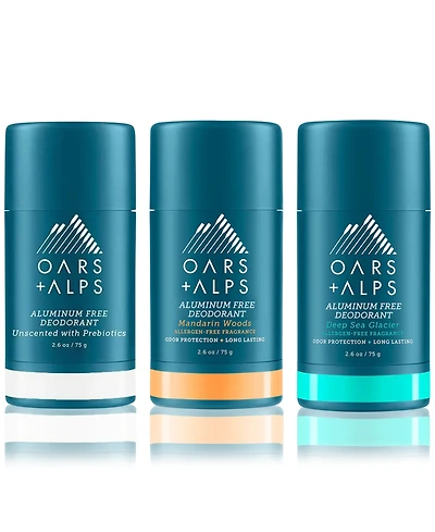 Oars + Alps 3-Pc. Aluminum Free Deodorant For Sensitive Skin Set