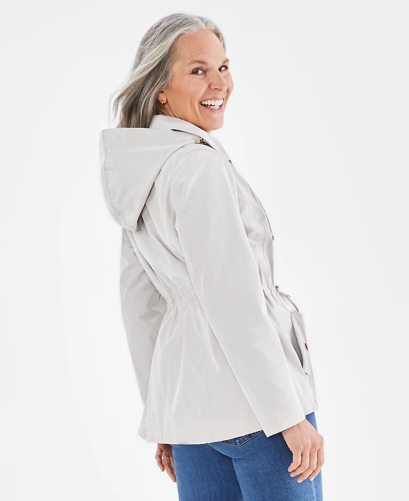 Style & Co Women's Hooded Anorak Jacket, Created for Macy's