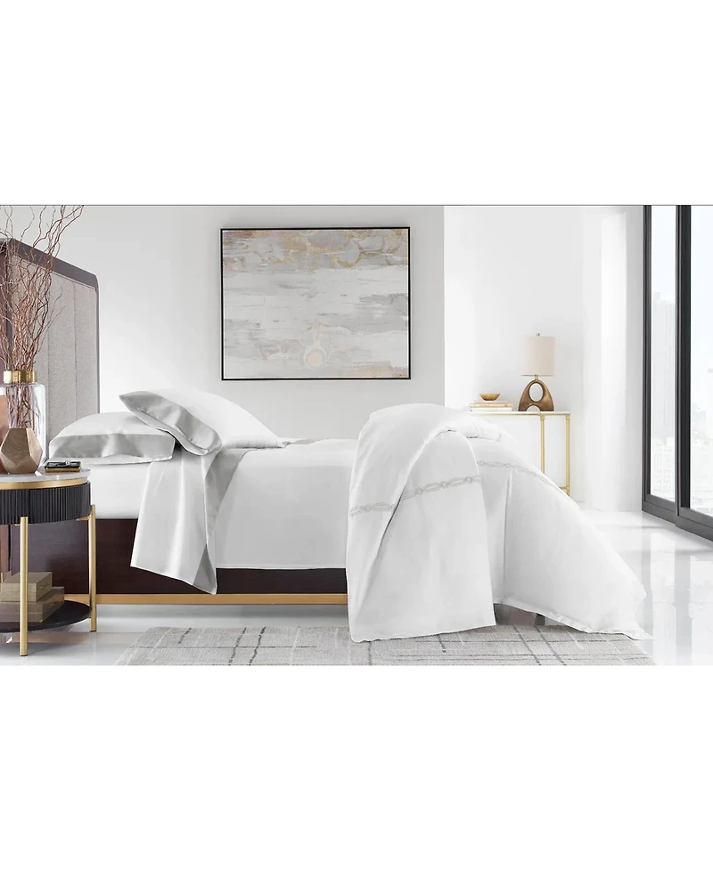 Closeout! Hotel Collection Italian Percale Sateen Cuff 4-Pc. Sheet Set, Queen, Exclusively at Macy's