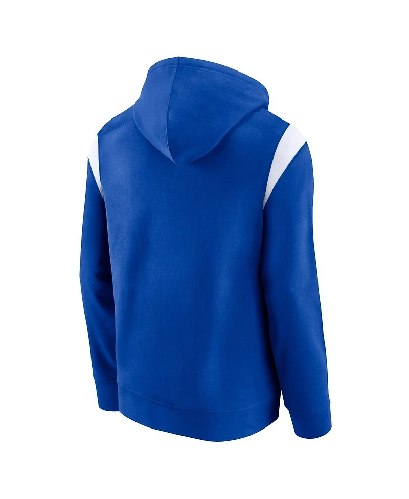 Men's Fanatics Royal Kentucky Wildcats Gym Rat Pullover Hoodie