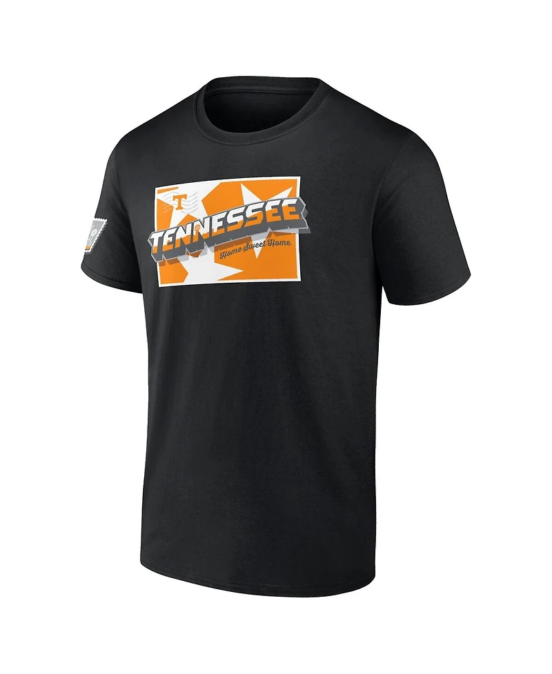 Men's Fanatics Black Tennessee Volunteers Fan T-shirt