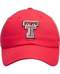 Men's Top of the World Red Texas Tech Red Raiders Primary Logo Staple Adjustable Hat