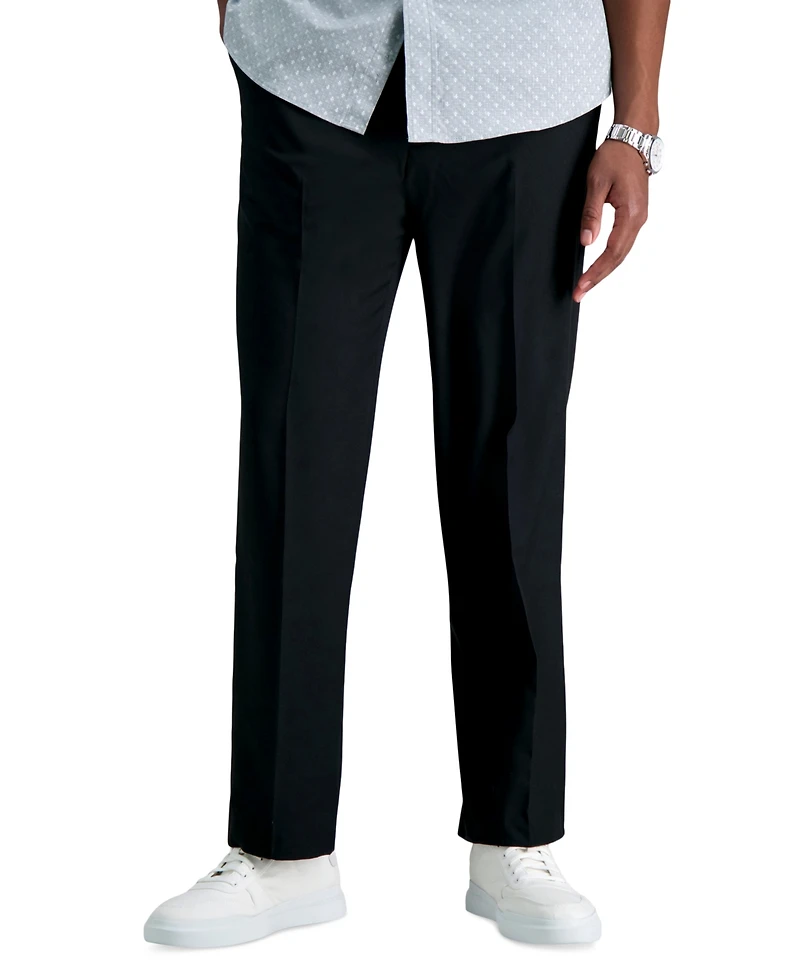 Haggar Men's Big & Tall Premium Comfort Stretch Classic-Fit Solid Flat Front Dress Pants