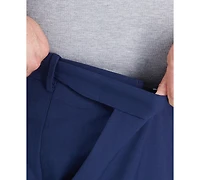 Haggar Men's Big & Tall Premium Comfort Stretch Classic-Fit Solid Flat Front Dress Pants