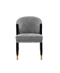 Manhattan Comfort Ola 21.46" Wide Chenille Upholstered Dining Chair