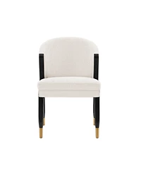 Manhattan Comfort Ola 21.46" Wide Chenille Upholstered Dining Chair
