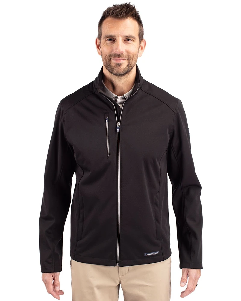 Cutter & Buck Men's Evoke Softshell Recycled Full Zip Jacket