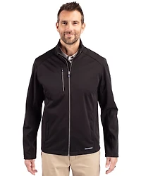 Cutter & Buck Men's Evoke Softshell Recycled Full Zip Jacket