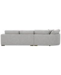 Closeout! Vasher 135" 2-Pc. Fabric Sectional with Cuddler, Created for Macy's