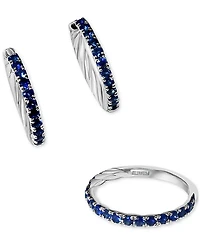 Effy Ruby Stack Band (1/2 ct. t.w.) in 14K Rose Gold-Plated Sterling Silver (Also available in Emerald and Sapphire)