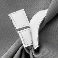 Preston Energy Saving Blackout Rod Pocket Window Tie-up Shade