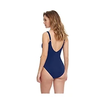 Profile by Gottex Women's Tutti Frutti V-Neck Surplice One Piece Swimsuit