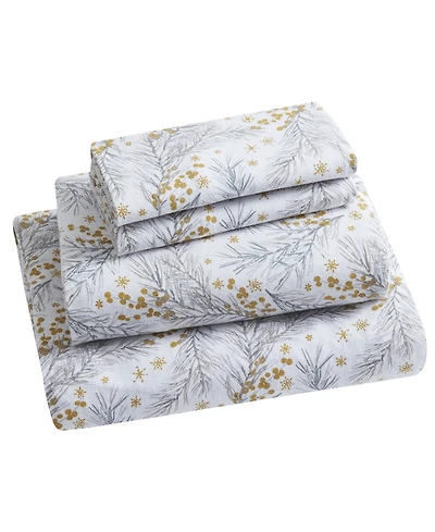 Tahari Home Pine 100% Cotton Flannel 4-Pc. Sheet Set, Full