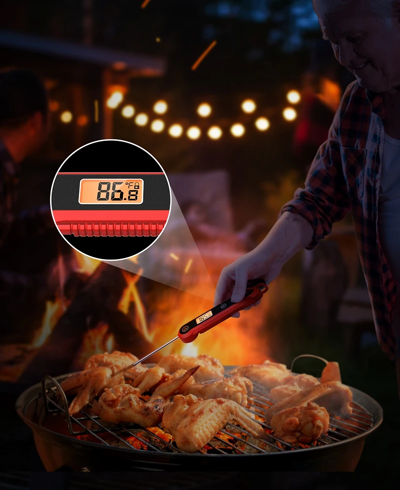 ThermoPro Pack of 1 TP03HW Water-Resistant Digital Instant Read Meat Thermometer