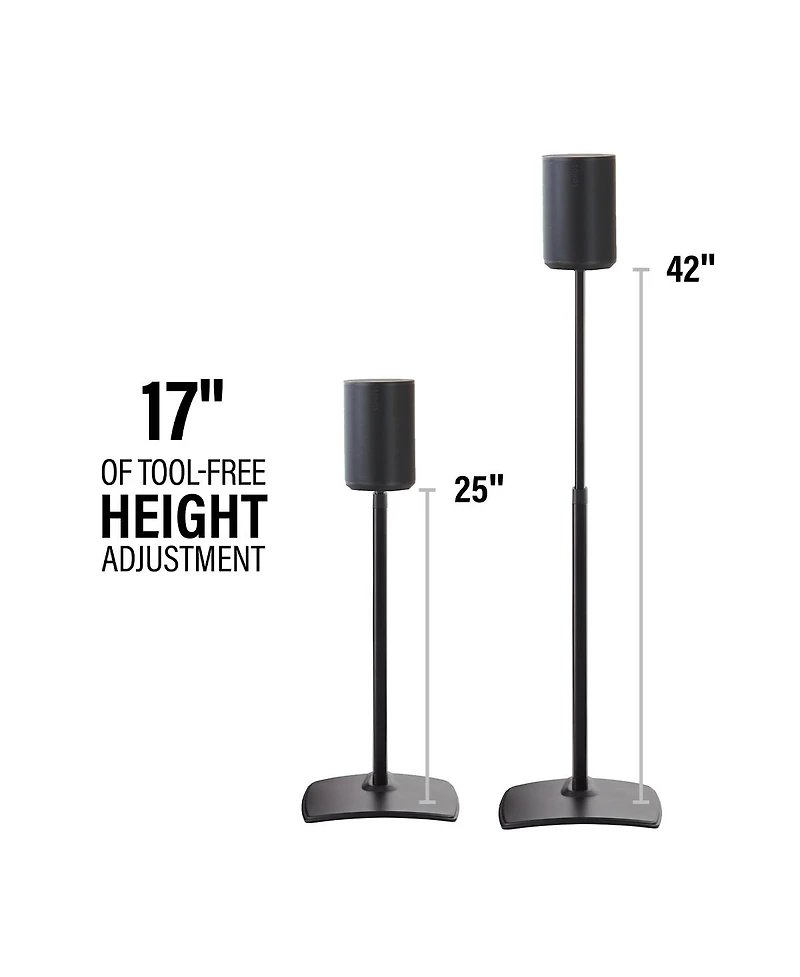 Sanus Adjustable Speaker Stand for Sonos Era 100 - Each