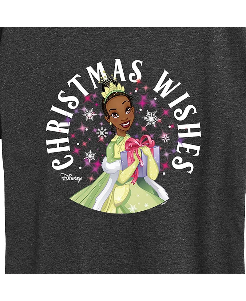Air Waves Trendy Plus Disney Tiana Christmas Wishes Graphic T-shirt