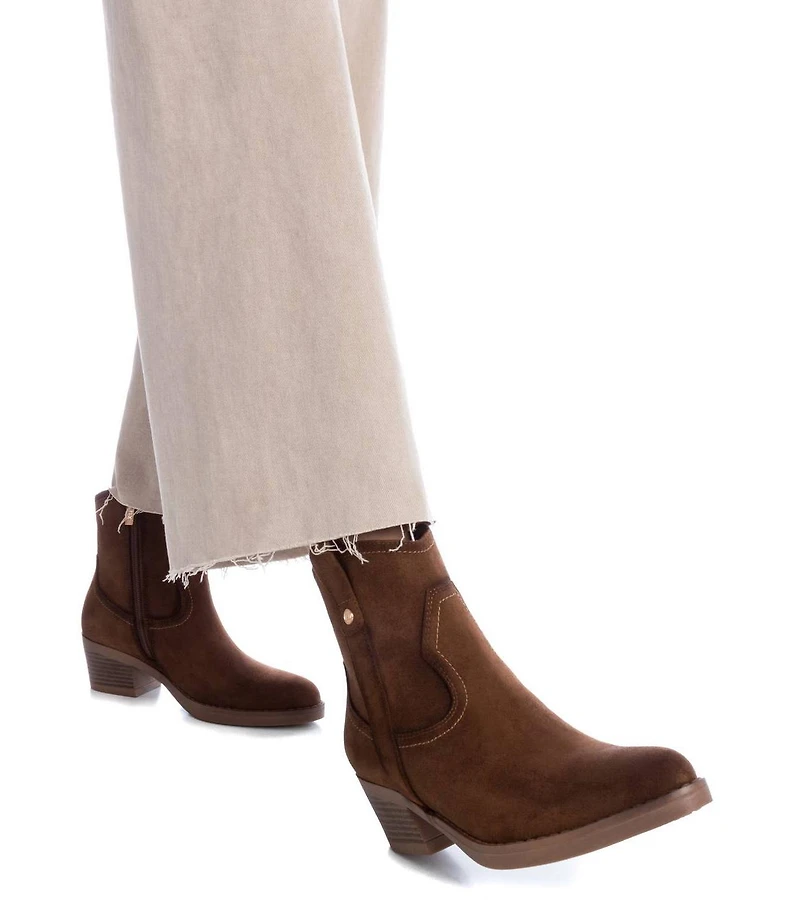 Xti Women's Suede Italian Western Boots By