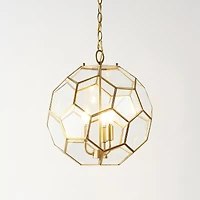 Bee Modern Bohemian Iron/Glass Led Pendant