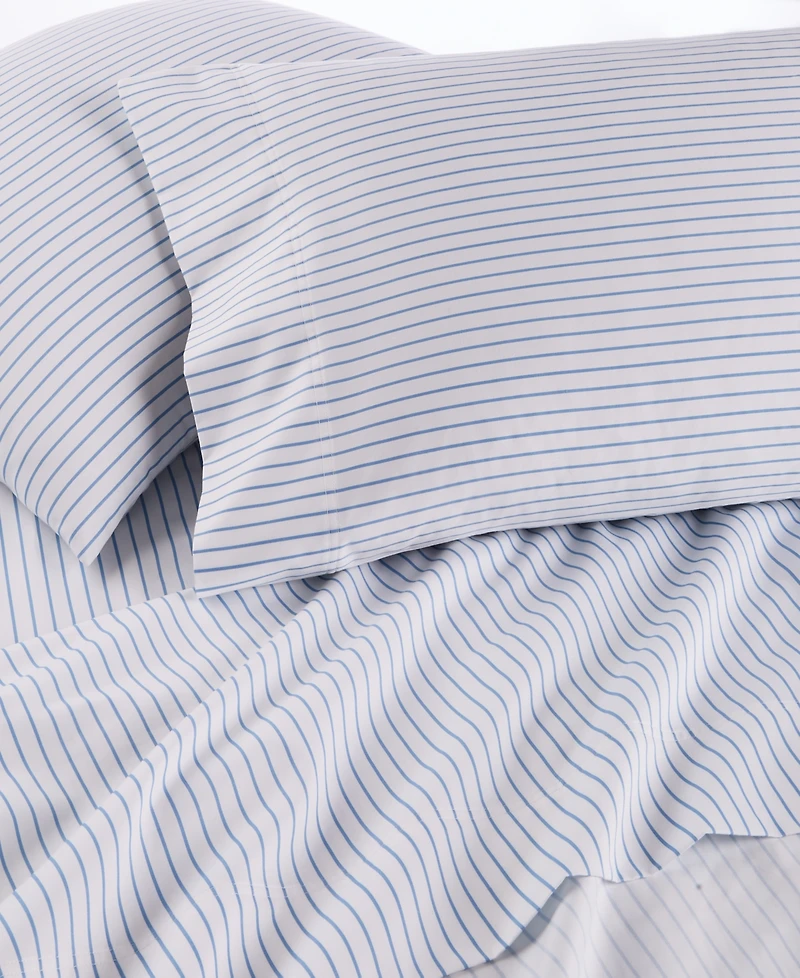 Closeout! Charter Club 550 Thread Count Printed Cotton 4-Pc. Sheet Set, Queen, Exclusively at Macy's