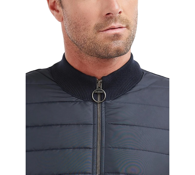 Barbour Men's Carn Baffled Full-Zip Sweater