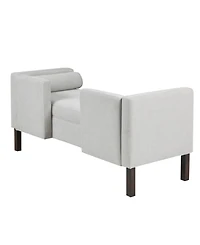 Madison Park 50" Bradford Wide Fabric Upholstered Accent Bench