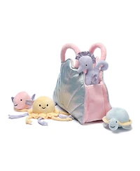 Lambs & Ivy Interactive Aquatic/Sea Shell Plush with Stuffed Animal Toys