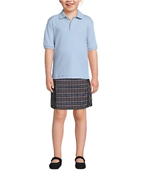 Lands' End Boys Short Sleeve Interlock Polo Shirt
