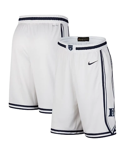 Men's Nike White Duke Blue Devils Limited Performance Shorts