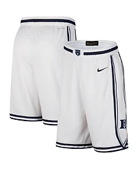 Men's Nike White Duke Blue Devils Limited Performance Shorts