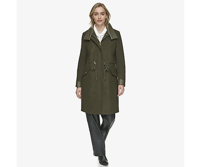 Women's Chesme Melange Wool With Faux Leather