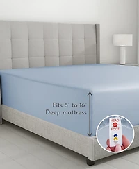 600 Thread Count Fitted Sheet Only - 100% Cotton Sateen