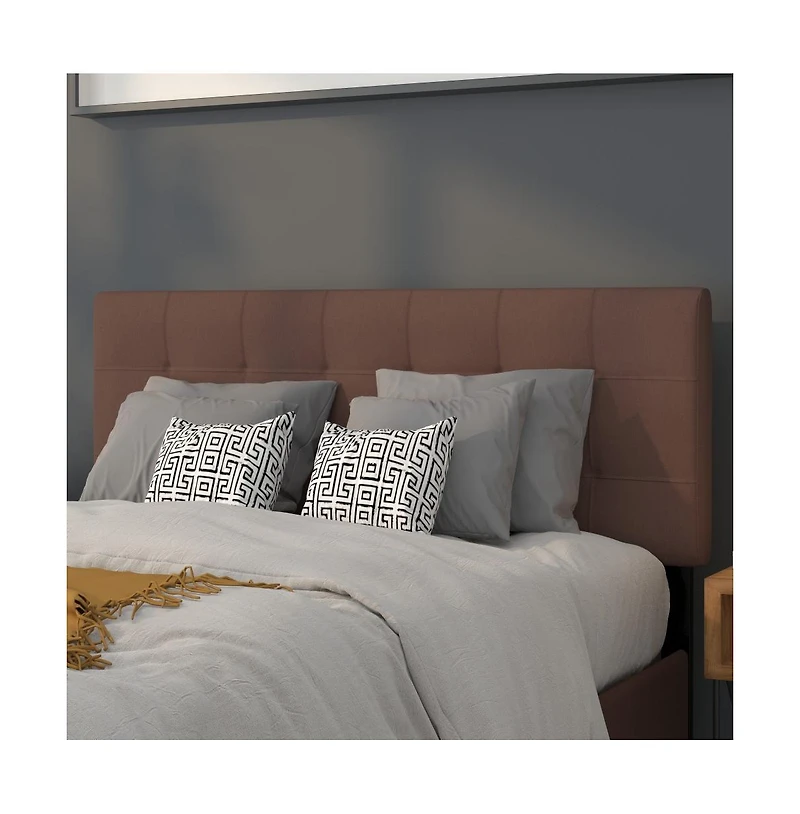 Quilted Tufted Full Upholstered Headboard
