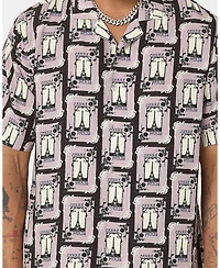 Carre Big & Tall Parisian Rugu Short Sleeve Button Up Shirt