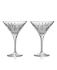 Waterford Lismore Diamond Martin Glasses, Set of 2