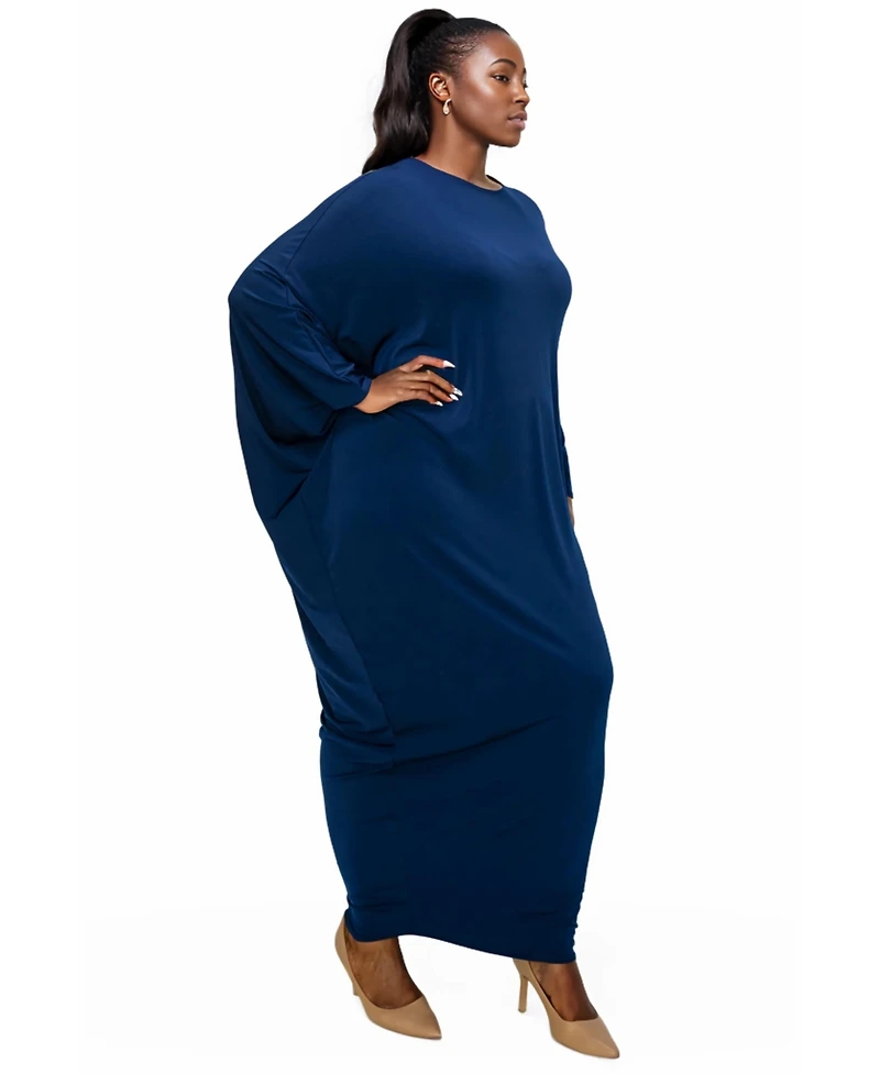 L I V D Plus Louella Asymmetrical Maxi Dress