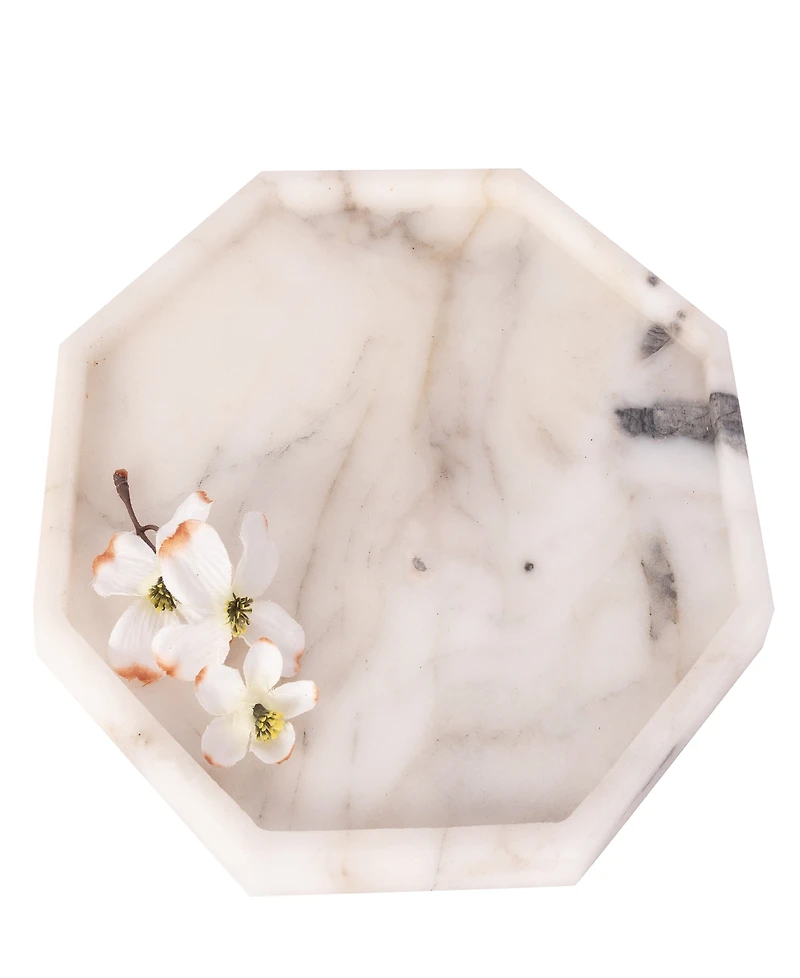 Artifacts Trading Company Octagonal Marble Tray