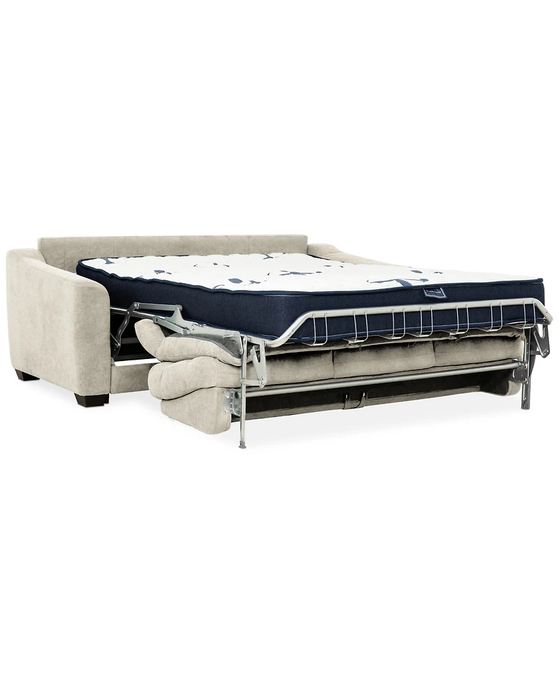 Luca 83" Queen Stearns & Foster Fabric Sleeper Sofa, Created for Macy's
